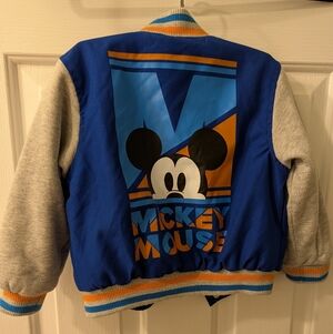 Mickey Mouse Blue and Gray Jacket